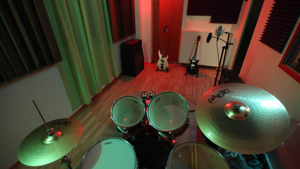 Miltos Marathon the studio view from drums photo